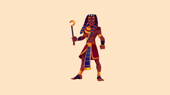 Ancient Egyptian soldiers animation