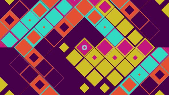 Abstract Geometric Rectangles Background Seamless Loops