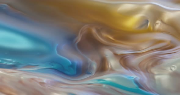 Abstract liquid paint, Luxury colors Slow motion background.