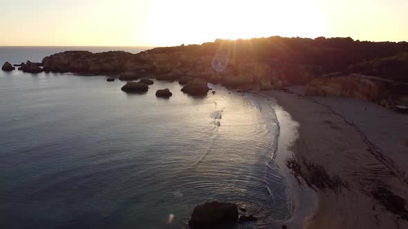 Sunset Aerial Drone Sky alt