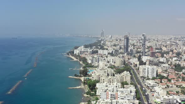 Aerial View Limassol Cyprus alt