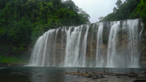 Beautiful Tropical Tinuyan Falls alt