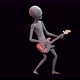 Alien Playing Bass Guitar 2 - VideoHive Item for Sale