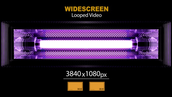 Widescreen Incandescent Neon Light Bulb 06