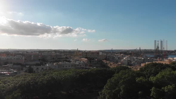 Malta aerial shot