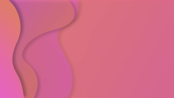 Waves gradient abstract background on the left of pacific pink and coral peach colors of 2022 year. alt