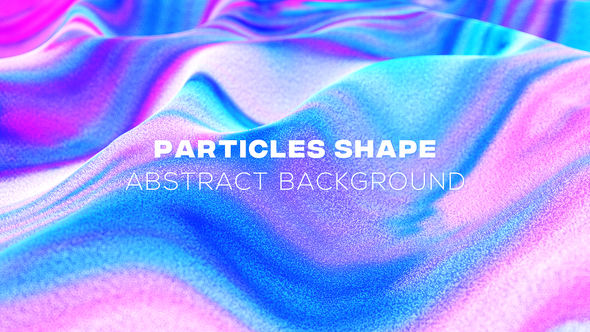 Particles Gradient Shape Flowing Backdrop