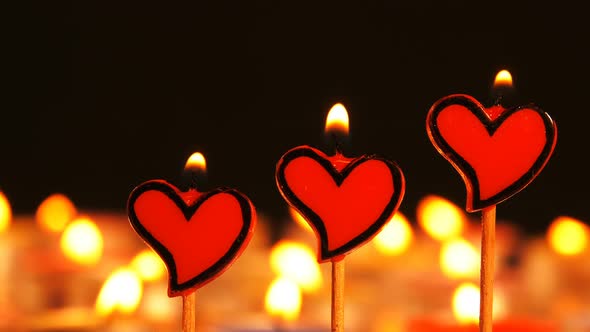 Heart Shape Of Candle Light 1 alt