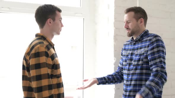 Argument Between Yelling Angry Young Man alt