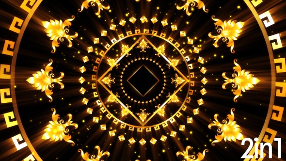 Gold Ornament Background 4 K