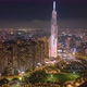 Aerial Hyper Lapse of Downtown Sai Gon - Ho Chi Minh city, Viet Nam - VideoHive Item for Sale