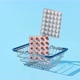 Stop Motion Animation with Different Medicine Pills Fall Into the Shopping Cart - VideoHive Item for Sale