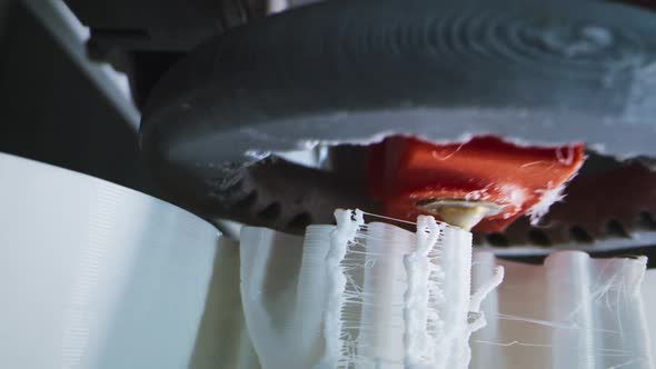 Modern 3D Printer Creating Model alt