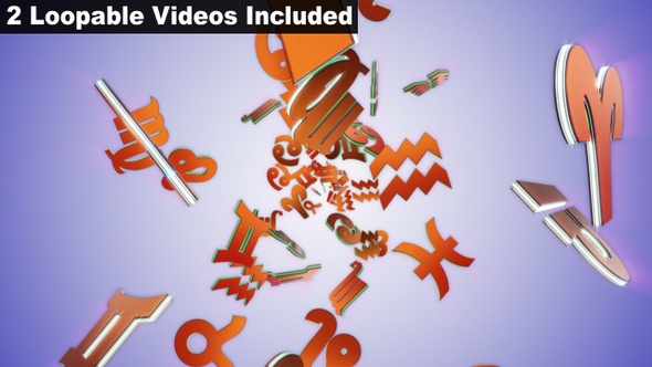 2 Falling Horoscope Zodiac Signs alt