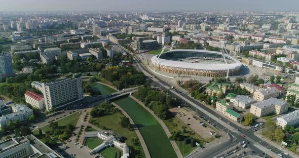 Football Stadium in Minsk City alt