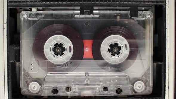 Vintage Audio Cassette Playing alt