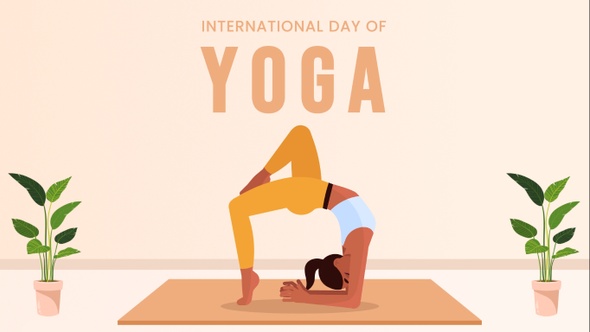 Girl Practicing Yoga | International Day of Yoga