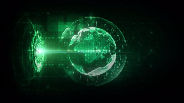 Vertical Hud Technology Abstract Background 01341 alt