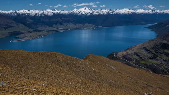 New Zealand Southern Alps view alt