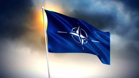 Flag Of Nato Background 4K