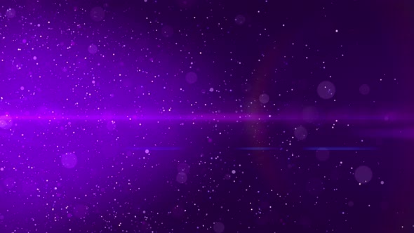 Particles Flying Purple