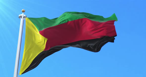 Flag Of National Movement For The Liberation Of Azawad, Mali, Motion ...