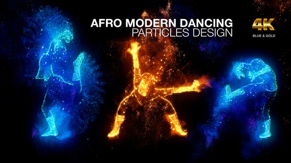 Girl Dancing Afro Modern