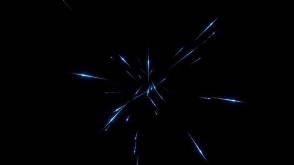 The release of optical emissions and their spread in the form of arrows Isolated by Alpha channel alt