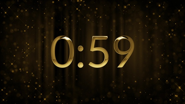 Golden Countdown 60 Seconds