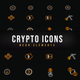 Crypto Neon Icons - VideoHive Item for Sale