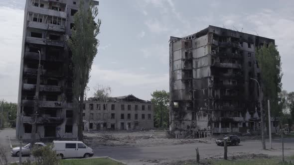 Consequences of the War in Ukraine  Ruined Multistorey House alt
