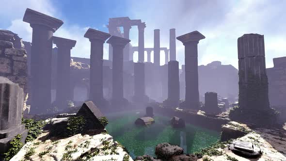 Ruins Of An Ancient Temple