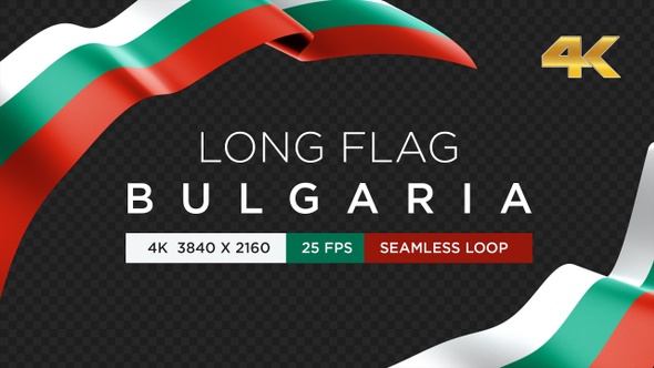 Long Flag Bulgaria alt
