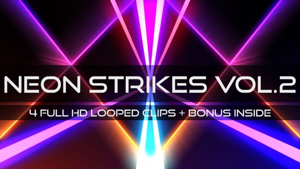 Neon Strikes Vol.2 VJ Loop