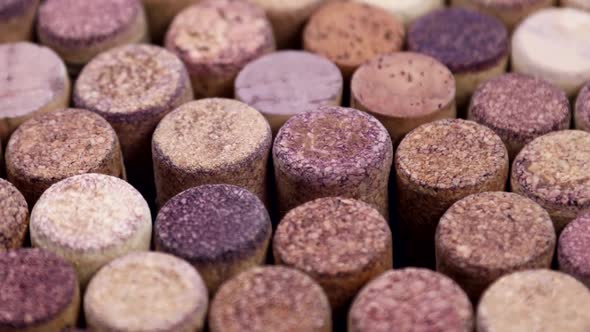 Various Wooden Wine Corks