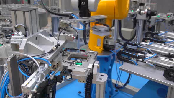 Dishwasher Manufacturing Unit Robots
