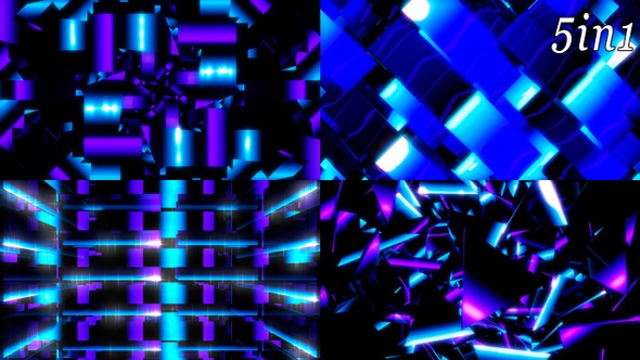 Cyber Crystal - Vj Loop Pack (5in1) alt