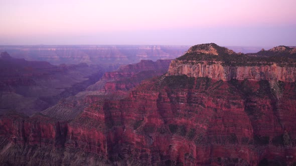 Grand Canyon North Rim Angel Point Pan Left