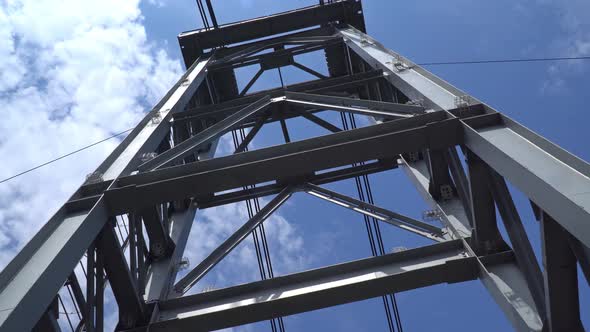 Bridge Construction On The Sky Background alt