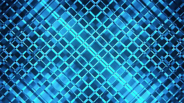 VJ Blue Neon Grid