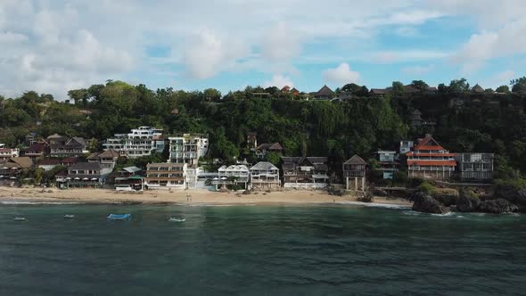 Beautiful Bingin beach and cliff drone footage in Bali. This footage was shot during Sunset time. alt
