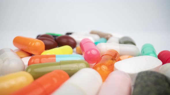 Collection of Medicinal Pills and Tablets alt