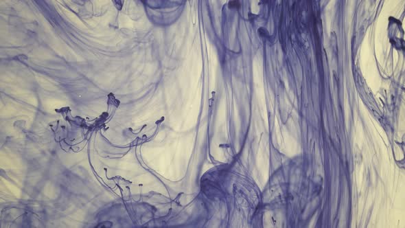 Ink in Water Abstract Background