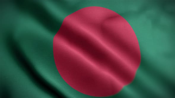 Bangladesh Flag Angle