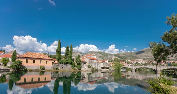 Time lapse of Trebinje city, Bosnia and Herzegovina