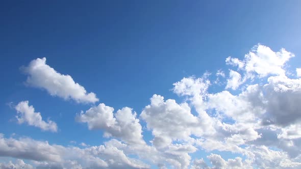 Clean Clouds With Lens Flare - Timelapse - Time Lapse