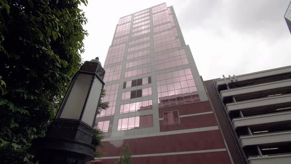 Looking Up Portland Skyscraper Building alt
