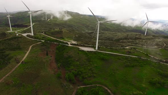 Alternative Energy Wind Power Turbines Station alt