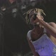 Black rapper in overalls on stage - VideoHive Item for Sale