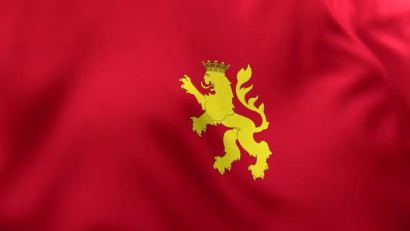 Zaragoza (Saragossa) City Flag (Spain) - 4K, Motion Graphics | VideoHive